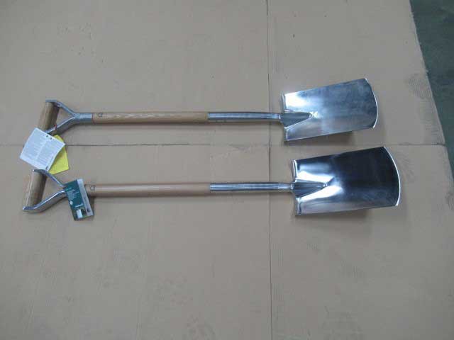stainless steel digging spade