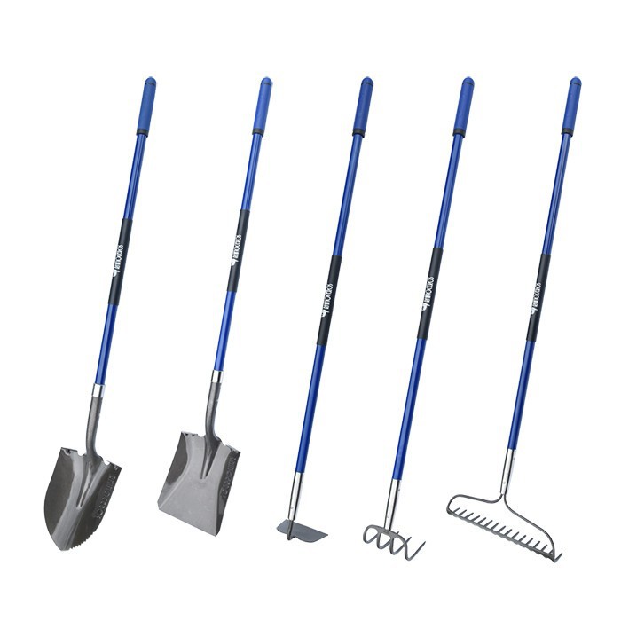 4 Prong Cultivator Long Handle Tool set